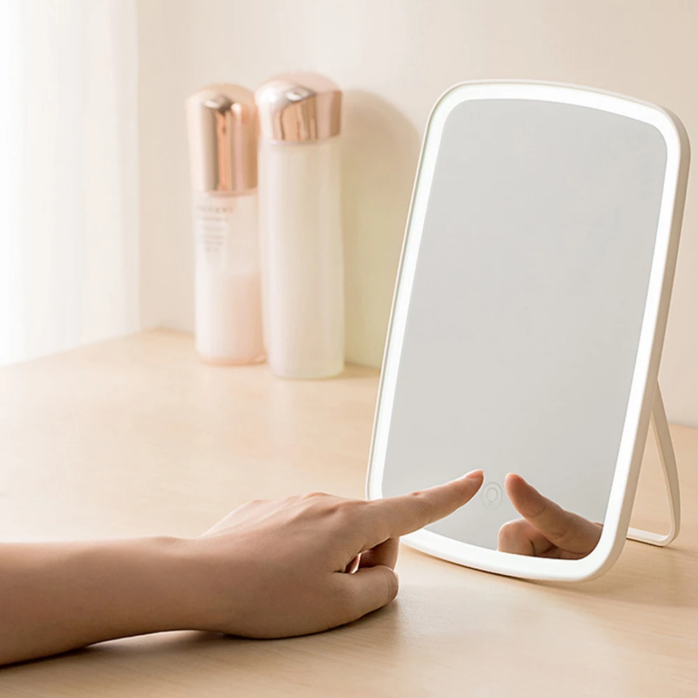 Youpin JORDAN&JUDY LED Makeup Mirror intelligent Portable Desktop Ladies Makeup Light Adjustable Women Girls Rectangle Mirrors
Youpin JORDAN&JUDY LED Makeup Mirror intelligent Portable Desktop Ladies Makeup Light Adjustable Women Girls Rectangle Mirrors