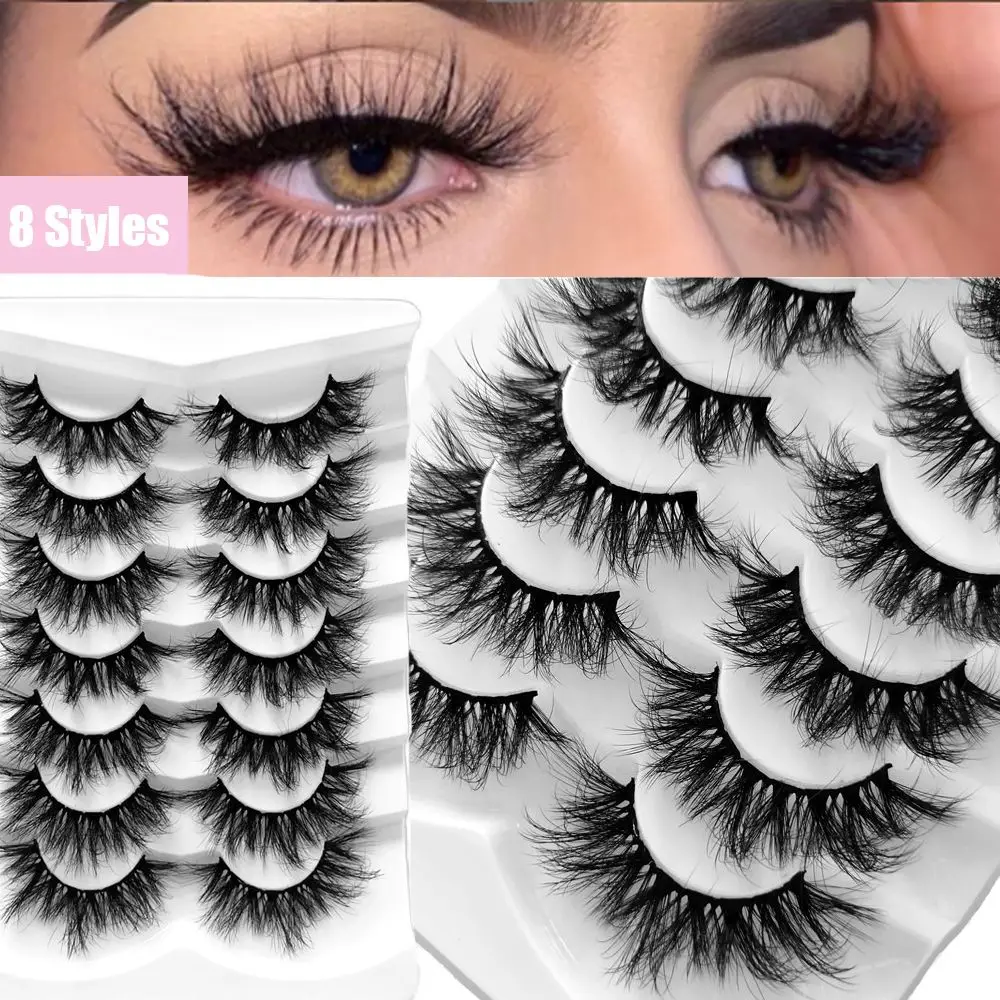Reusable Cruelty-free Handmade Craft Soft Band Extension 5D Faux Mink Eyelashes False Eyelashes Wispy Fluffy Eye Lashes
Reusable Cruelty-free Handmade Craft Soft Band Extension 5D Faux Mink Eyelashes False Eyelashes Wispy Fluffy Eye Lashes