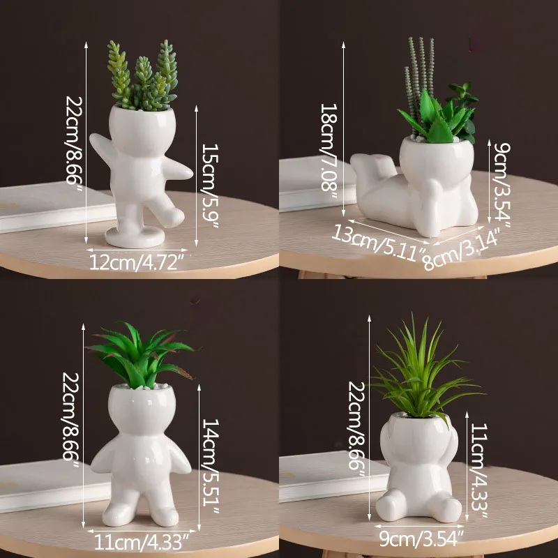 Strongwell Nordic Ins Ceramic Dolls Flower Pot Succulent Plant Potted Living Room Office Table Decoration Home Decoration Gift
Strongwell Nordic Ins Ceramic Dolls Flower Pot Succulent Plant Potted Living Room Office Table Decoration Home Decoration Gift