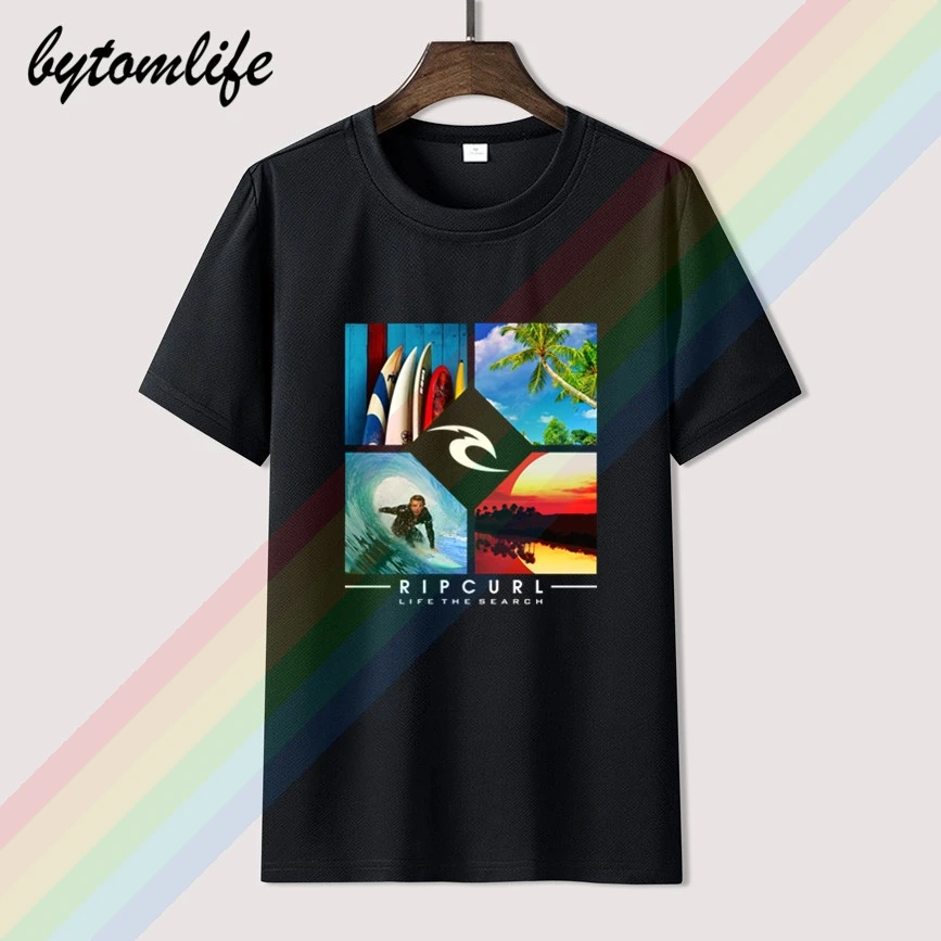 Rip Surfing Dusk Curl Fine Weather Logo T Shirt For Men Limitied Edition Unisex Brand T-shirt Cotton Amazing Short Sleeve Tops
Rip Surfing Dusk Curl Fine Weather Logo T Shirt For Men Limitied Edition Unisex Brand T-shirt Cotton Amazing Short Sleeve Tops