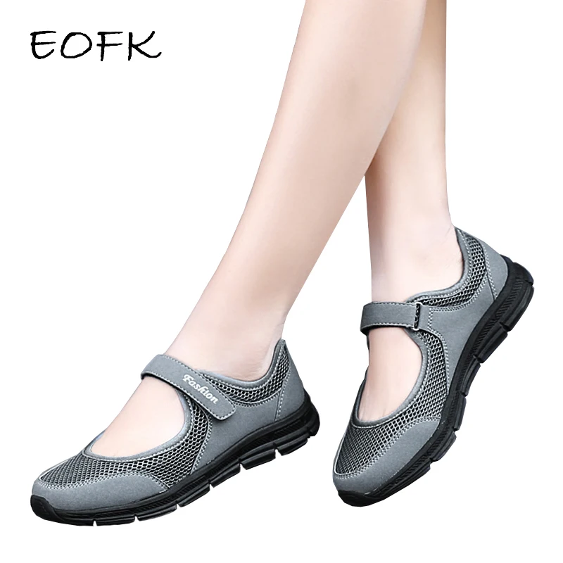 EOFK New Summer Women Flats Ladies Mary Jane Female Grey Shallow Hook&Loop Mesh Fabric Casual Comfort Loafers Shoes
EOFK New Summer Women Flats Ladies Mary Jane Female Grey Shallow Hook&Loop Mesh Fabric Casual Comfort Loafers Shoes