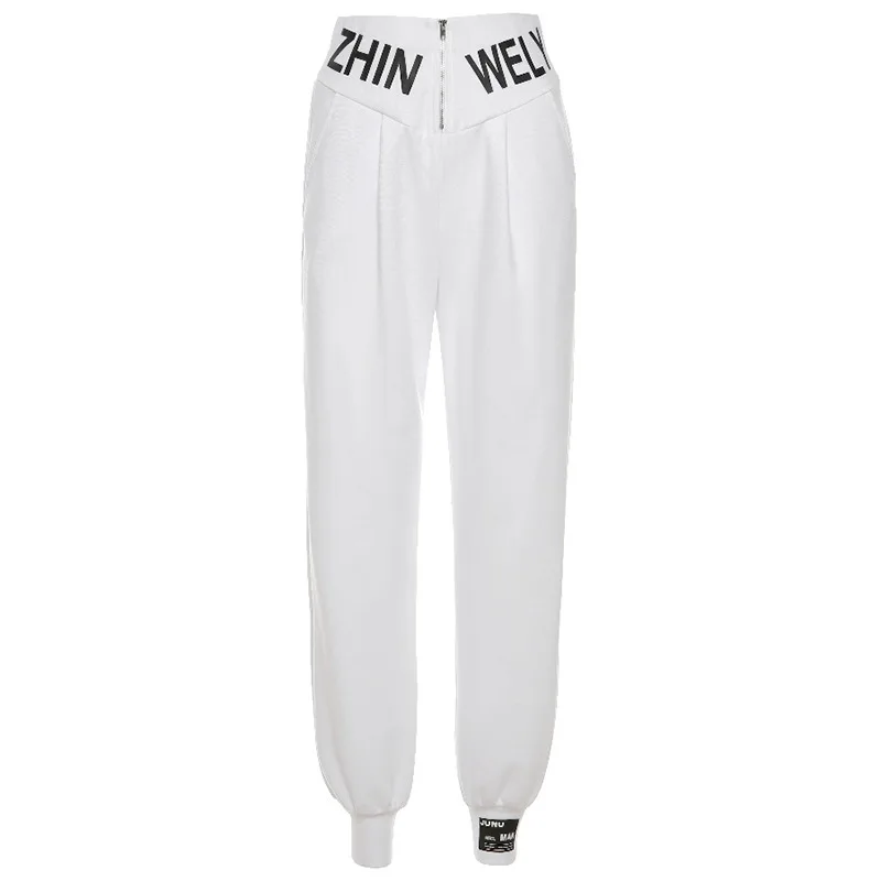 European and American Summer Women's New Letter Printing High-waisted Corset Straight Tie Feet Slacks
European and American Summer Women's New Letter Printing High-waisted Corset Straight Tie Feet Slacks