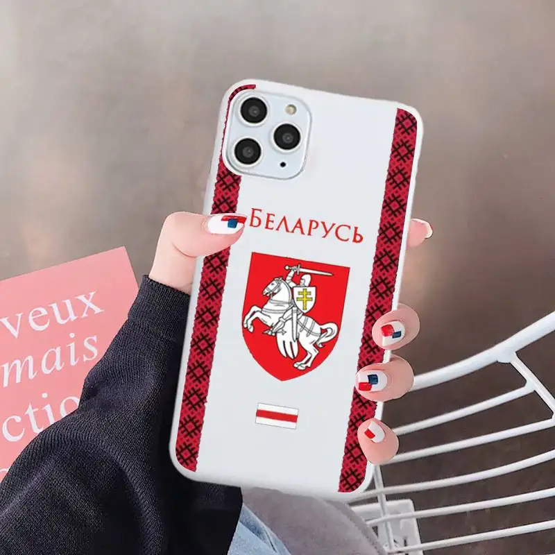 Belarus flag design pattern shell luxury Phone Case shell Candy Color for iPhone 6 7 8 11 12 s mini pro X XS XR MAX Plus
Belarus flag design pattern shell luxury Phone Case shell Candy Color for iPhone 6 7 8 11 12 s mini pro X XS XR MAX Plus