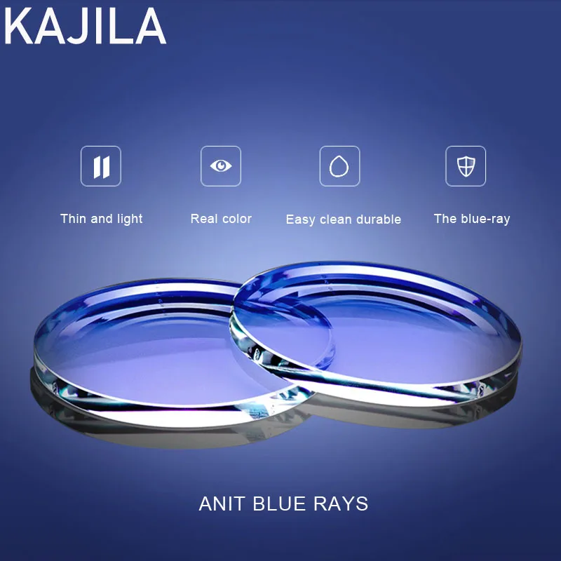 KAJILA Anti Blue Light Blocking 1.56 1.61 1.67 Prescription Computer Reading Glasses Lenses Myopia Hyperopia Presbyopia Lens
KAJILA Anti Blue Light Blocking 1.56 1.61 1.67 Prescription Computer Reading Glasses Lenses Myopia Hyperopia Presbyopia Lens