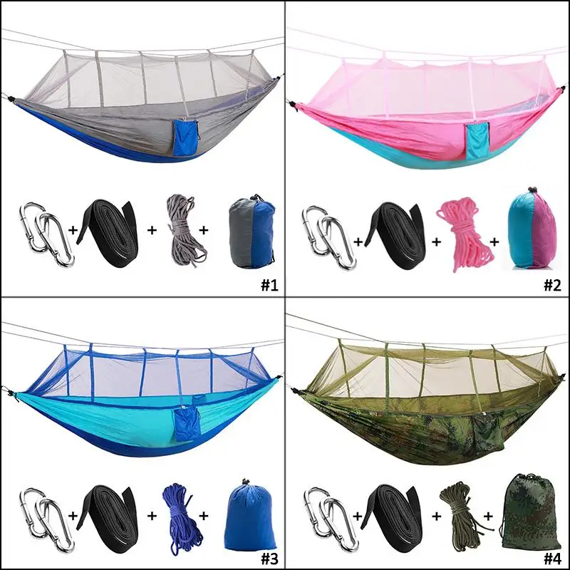 Hanging Camping Tents Swing Hanging Bed Practical Sturdy 4color Nylon Mosquito Net Lifts Parachute Hammock Tent Hammock Travel
Hanging Camping Tents Swing Hanging Bed Practical Sturdy 4color Nylon Mosquito Net Lifts Parachute Hammock Tent Hammock Travel