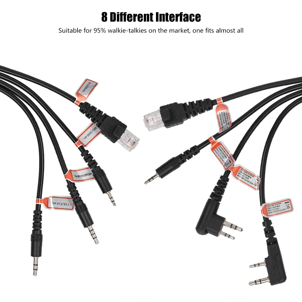 1.5m 8-In-1 Universal USB Program Cable Walkie Talkie Programming Cord For Motorola/Icom Two-Way Radio Walkie-Talkie Accessories
1.5m 8-In-1 Universal USB Program Cable Walkie Talkie Programming Cord For Motorola/Icom Two-Way Radio Walkie-Talkie Accessories