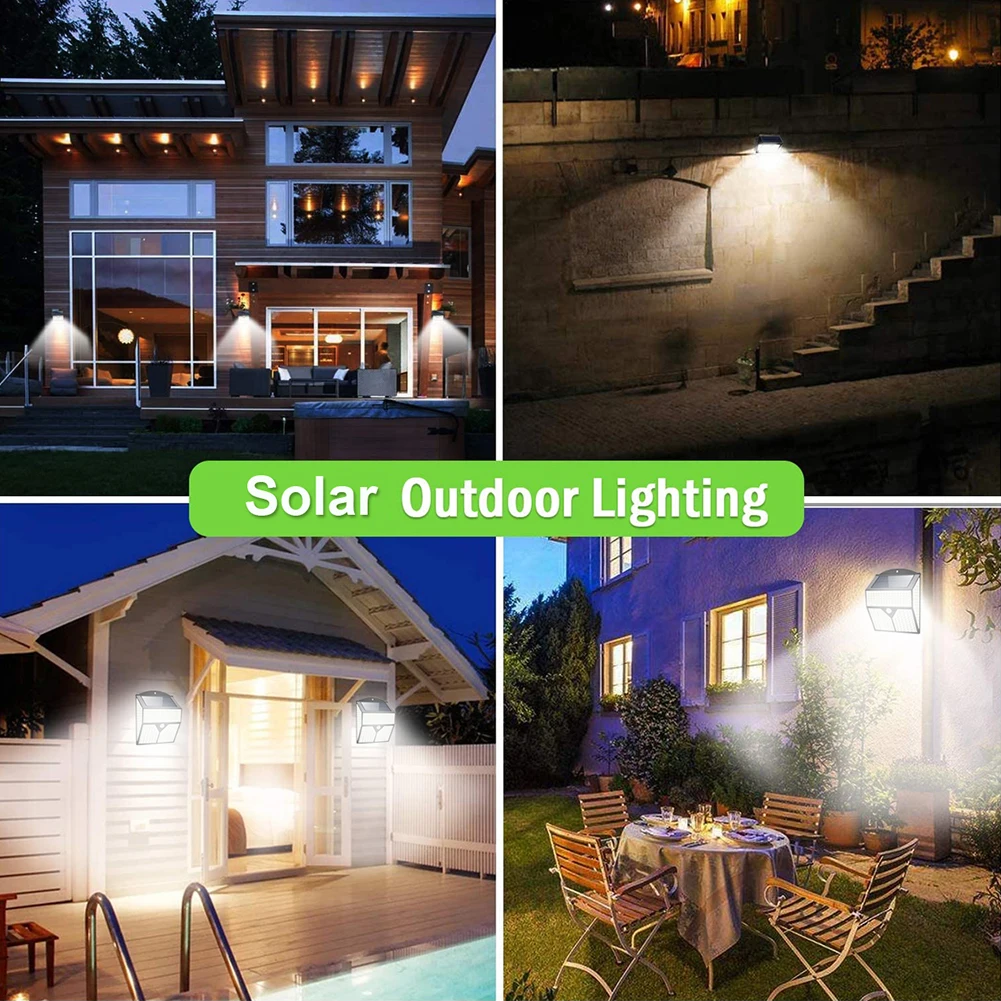 1/2pcs Solar Street Light Four-sided Luminous 318 Led Induction Wall Light Outdoor Light For Garden Staircase Decoration
1/2pcs Solar Street Light Four-sided Luminous 318 Led Induction Wall Light Outdoor Light For Garden Staircase Decoration
