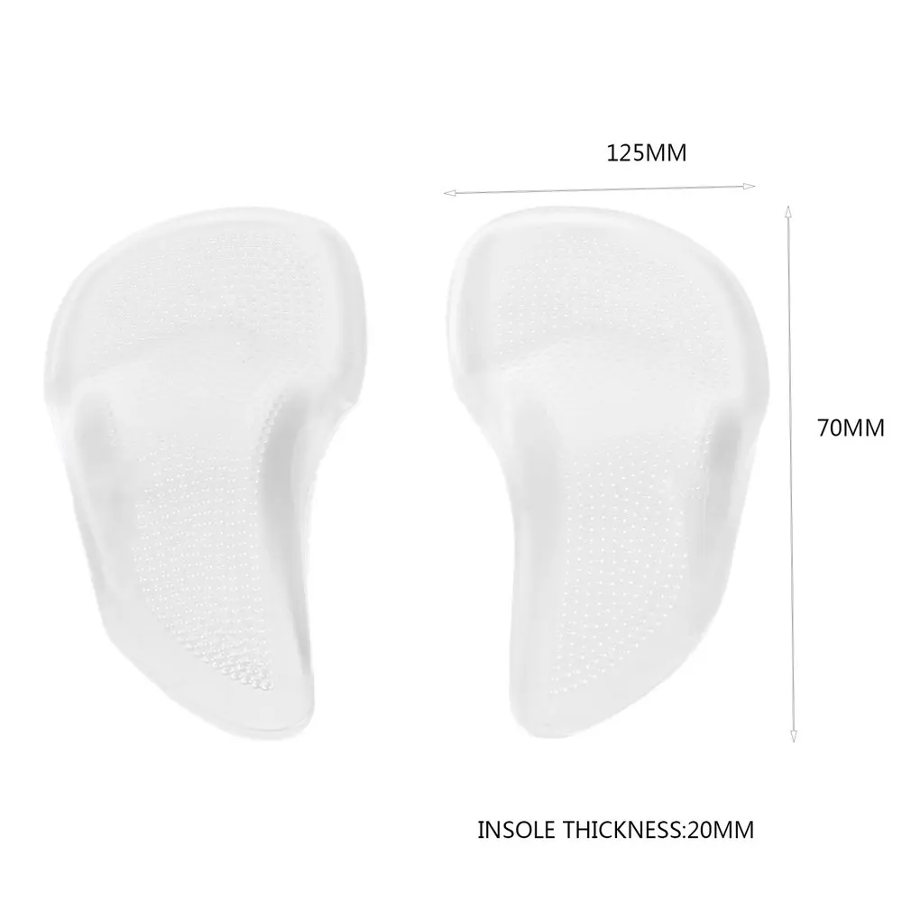 1 Pair Flat Feet Corrector For Shoes Silicone Support Foot Cushion Professional Orthotic Insole For Heels Arch Support Pad
1 Pair Flat Feet Corrector For Shoes Silicone Support Foot Cushion Professional Orthotic Insole For Heels Arch Support Pad