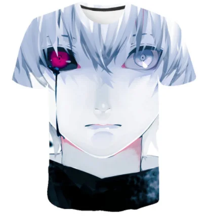 2020 Summer New Men T-shirt Tokyo Ghoul t shirt Blood Anime Short Sleeved Terror Tshirt Funny 3d Printing Casual Men's Tops
2020 Summer New Men T-shirt Tokyo Ghoul t shirt Blood Anime Short Sleeved Terror Tshirt Funny 3d Printing Casual Men's Tops