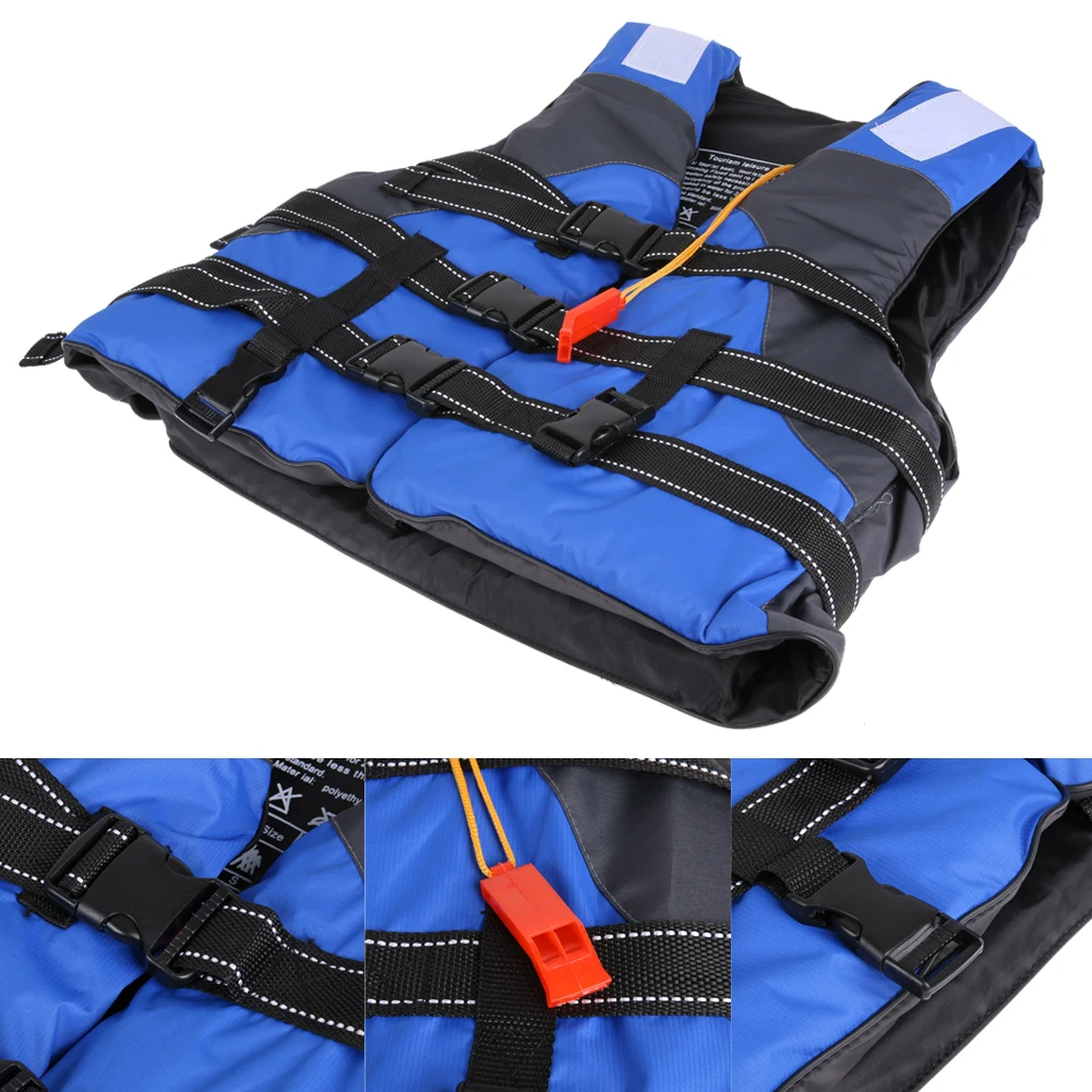 Polyester adult life jacket swimming boating ski vest with whistle swimming boating jacket safety vest fishing life jacket
Polyester adult life jacket swimming boating ski vest with whistle swimming boating jacket safety vest fishing life jacket