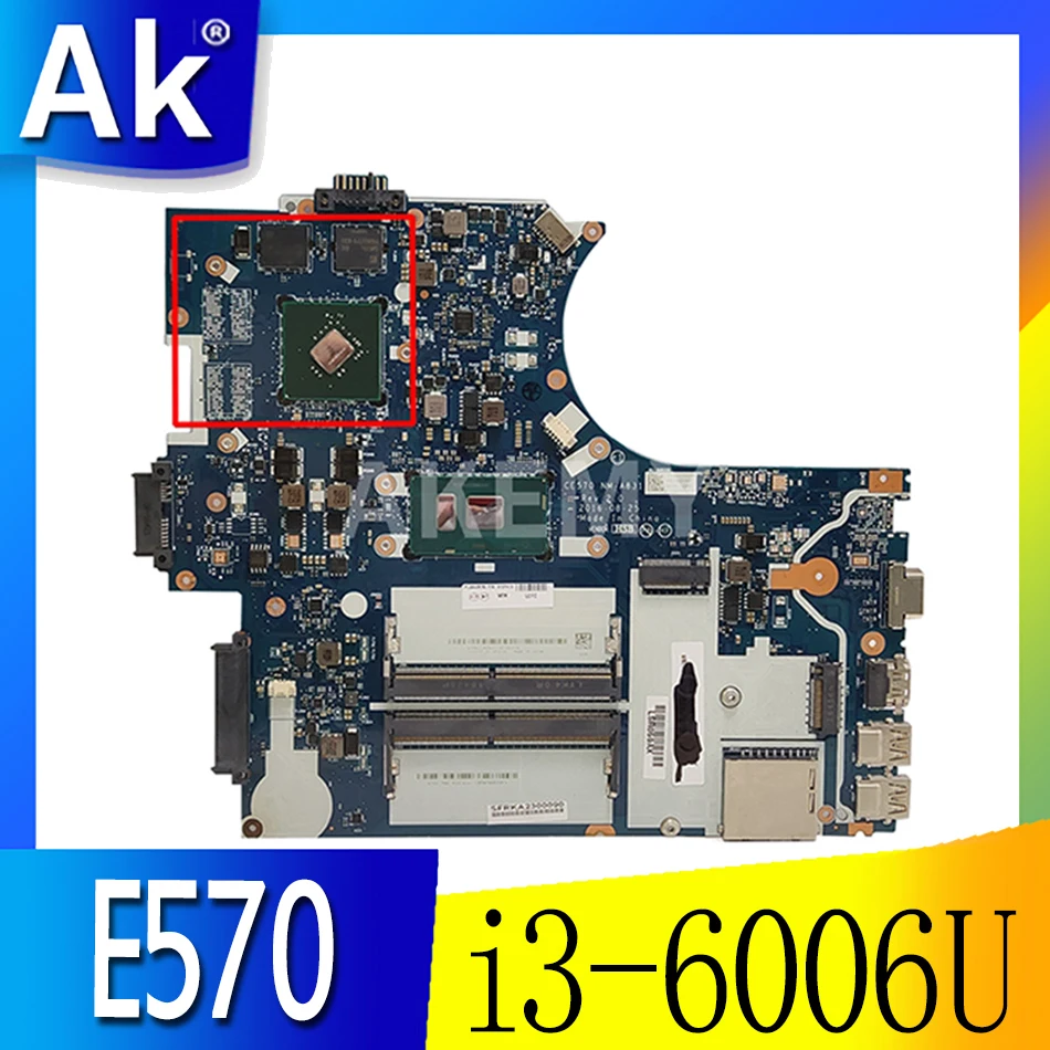 Akemy NM-A831 Motherboard For Lenovo ThinkPad E570 E570C NM-A831 Laotop Mainboard with i3-6006U CPU 940MX GPU
Akemy NM-A831 Motherboard For Lenovo ThinkPad E570 E570C NM-A831 Laotop Mainboard with i3-6006U CPU 940MX GPU