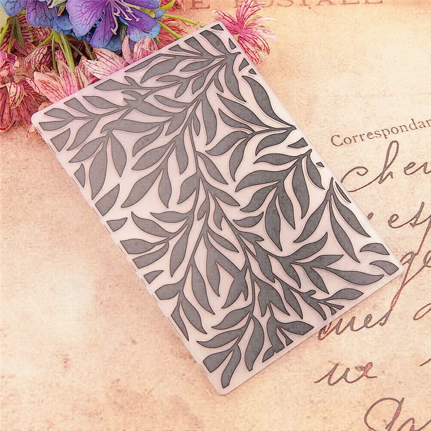 10.5x14.8cm Black leaf Embossing folders Plastic bump Scrapbooking DIY Template Fondant indentation Cake Photo Album Card Makin
10.5x14.8cm Black leaf Embossing folders Plastic bump Scrapbooking DIY Template Fondant indentation Cake Photo Album Card Makin