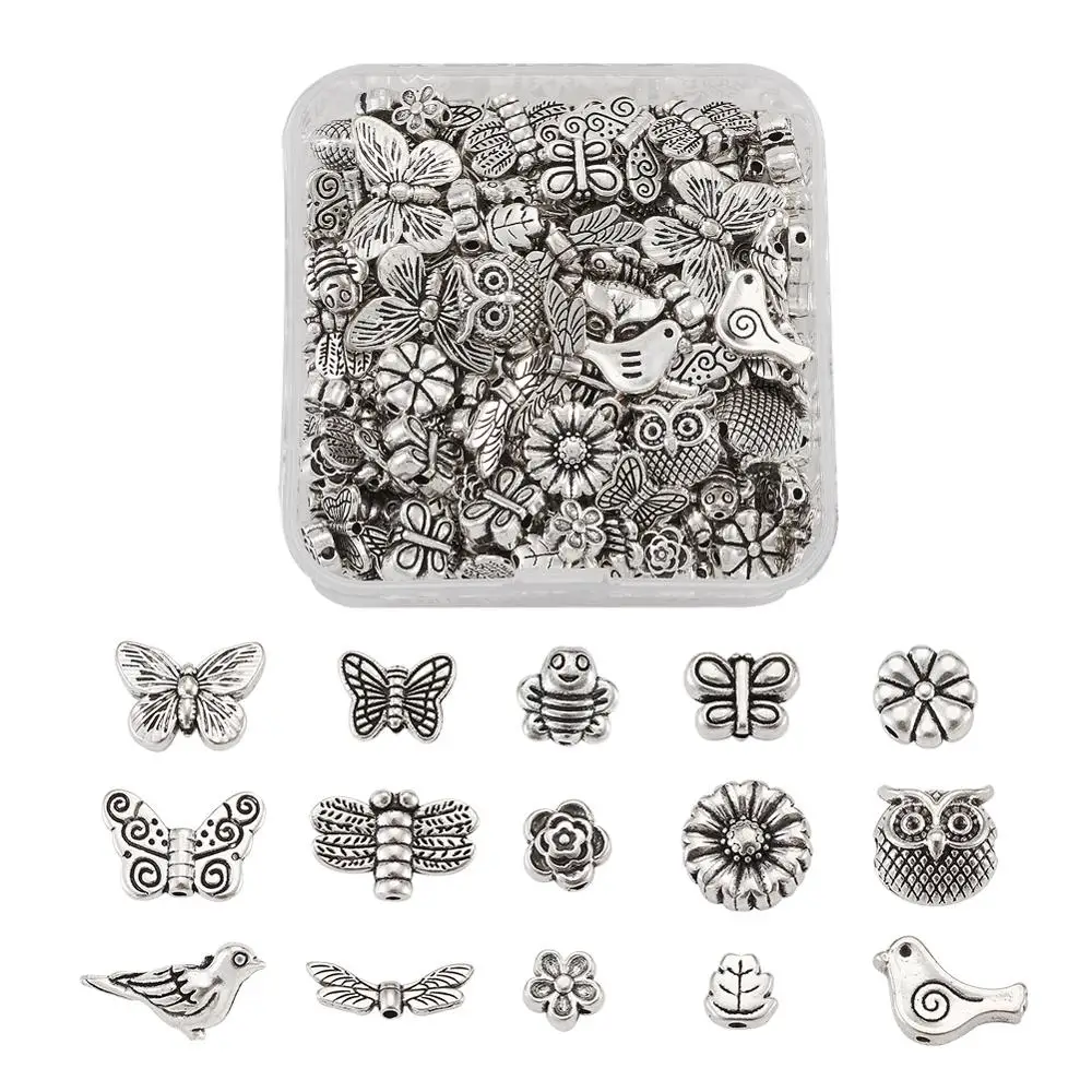 150pcs Tibetan Style Alloy Beads Spacer Charm Beads for Bracelet Necklace Jewelry DIY Accessories Antique Silver Color
150pcs Tibetan Style Alloy Beads Spacer Charm Beads for Bracelet Necklace Jewelry DIY Accessories Antique Silver Color