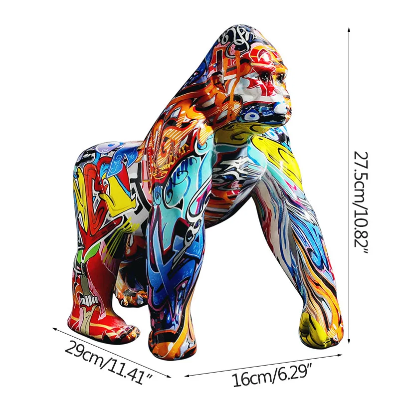Nordic Graffiti-art Printing Decoration Sculpture Animal Statue Creative Ornament Retro Figurine Home Decoration Accessories
Nordic Graffiti-art Printing Decoration Sculpture Animal Statue Creative Ornament Retro Figurine Home Decoration Accessories
