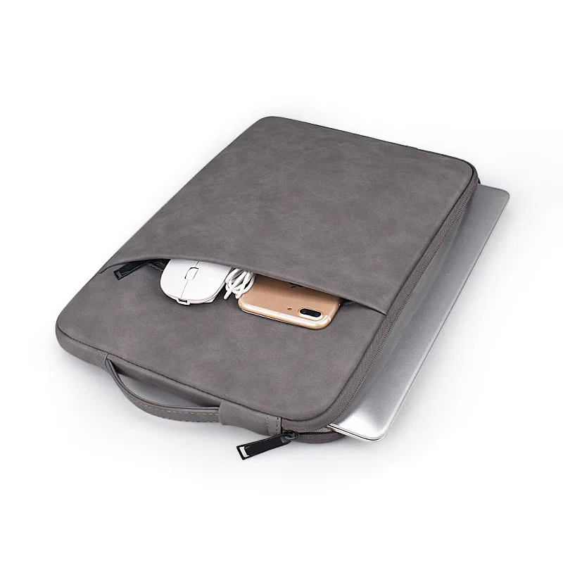 Водонепроницаемая кожаная сумка для macbook 13 дюймов дешевая ноутбука рукав lenovo hp dell