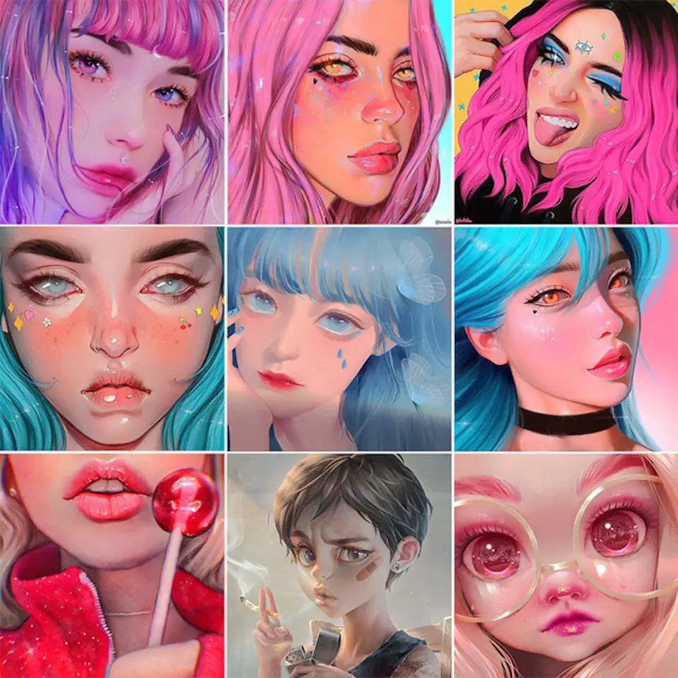 5D Diamond Painting Crossstitch Kit Square Diamond Embroidery Crossstitch Cartoon Girl Art Mosaic Picture Room Decoration Gift
5D Diamond Painting Crossstitch Kit Square Diamond Embroidery Crossstitch Cartoon Girl Art Mosaic Picture Room Decoration Gift