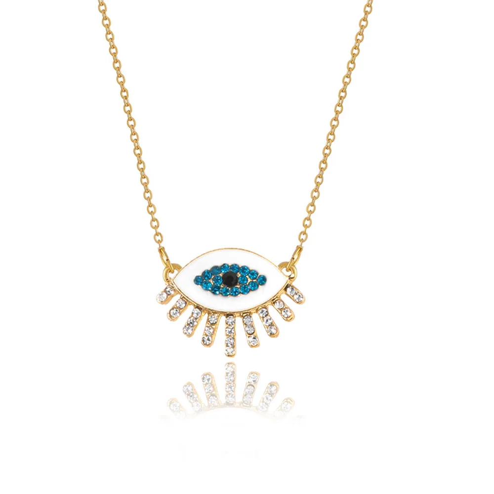 Luck Turkey Blue Evil Eye Necklace for Women Charm Luck Blue Rhinestone Eye Choker Necklace Fashion Turkish Jewelry Gift
Luck Turkey Blue Evil Eye Necklace for Women Charm Luck Blue Rhinestone Eye Choker Necklace Fashion Turkish Jewelry Gift