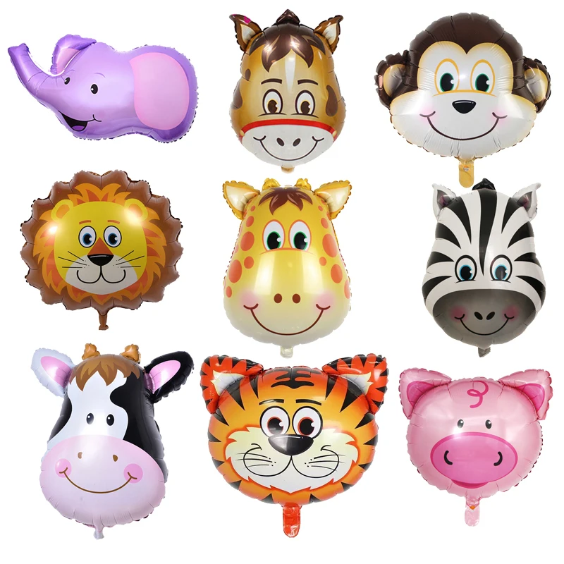 Cartoon Animal Balloons 10 Pack Toys Hydrogen Balloon Lion Tiger Zebra Aluminum Foil Balloon Baby Birthday Party Decoration
Cartoon Animal Balloons 10 Pack Toys Hydrogen Balloon Lion Tiger Zebra Aluminum Foil Balloon Baby Birthday Party Decoration