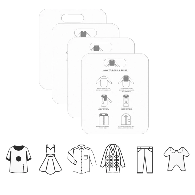 4Pcs Fast Folding Board Convenient Stacking Board for Adult Clothes Shirt Essentials Lazy Stacking Clothes Tool
4Pcs Fast Folding Board Convenient Stacking Board for Adult Clothes Shirt Essentials Lazy Stacking Clothes Tool