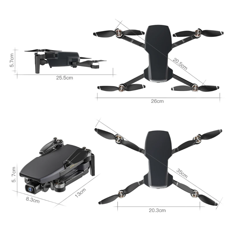 SG108 RC Drone 4K FPV 5G WiFi GPS Brushless Motor Flight for 25 Min Distance 1KM Optical Flow Foldable Quadcopter
SG108 RC Drone 4K FPV 5G WiFi GPS Brushless Motor Flight for 25 Min Distance 1KM Optical Flow Foldable Quadcopter