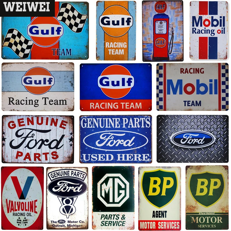 Metal Tin Signs Gas Oil Decorative Plaque Garage Racing Team House Man Cave Club Wall Decor Shabby Chic Wall Plaque WEIWEI
Metal Tin Signs Gas Oil Decorative Plaque Garage Racing Team House Man Cave Club Wall Decor Shabby Chic Wall Plaque WEIWEI