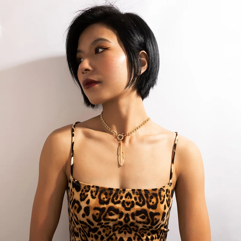 docona Bohemia Leaf Pendant Necklace for Women Charms Gold Geometric Metal Clavicle Chain Ladies Party Jewelry Collar 17604
docona Bohemia Leaf Pendant Necklace for Women Charms Gold Geometric Metal Clavicle Chain Ladies Party Jewelry Collar 17604