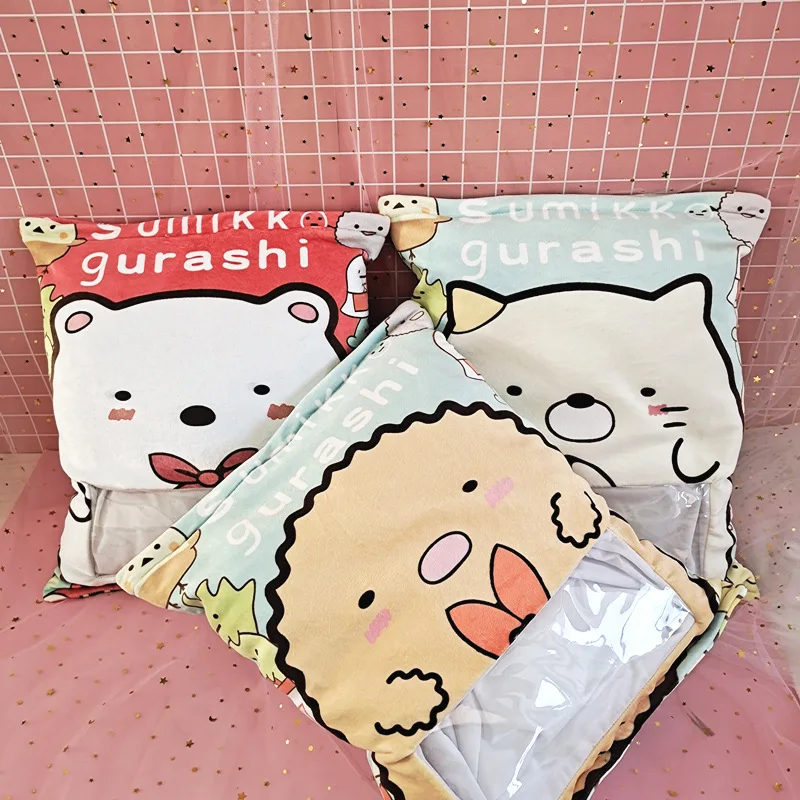 

A Bag Of Sumikko Gurashi Plush 8 pcs Japanese Animation Sumikko Gurashi Soft Pillow San-X Corner Bio Cartoon Doll for Kids Gifts