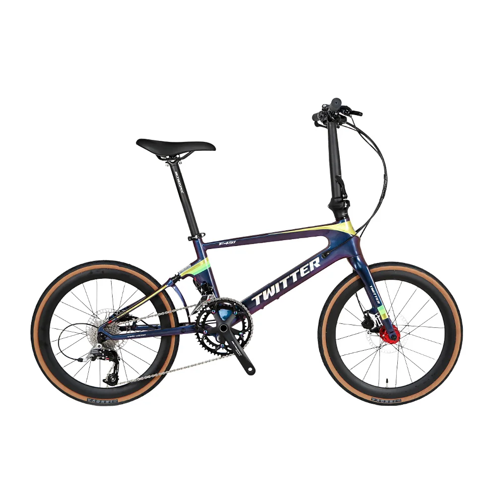TWITTER new F451 S700-22speed bicycle for men OEM hydraulic disc brake carbon fiber folding bike carbon bicycle bicicleta bikes
TWITTER new F451 S700-22speed bicycle for men OEM hydraulic disc brake carbon fiber folding bike carbon bicycle bicicleta bikes