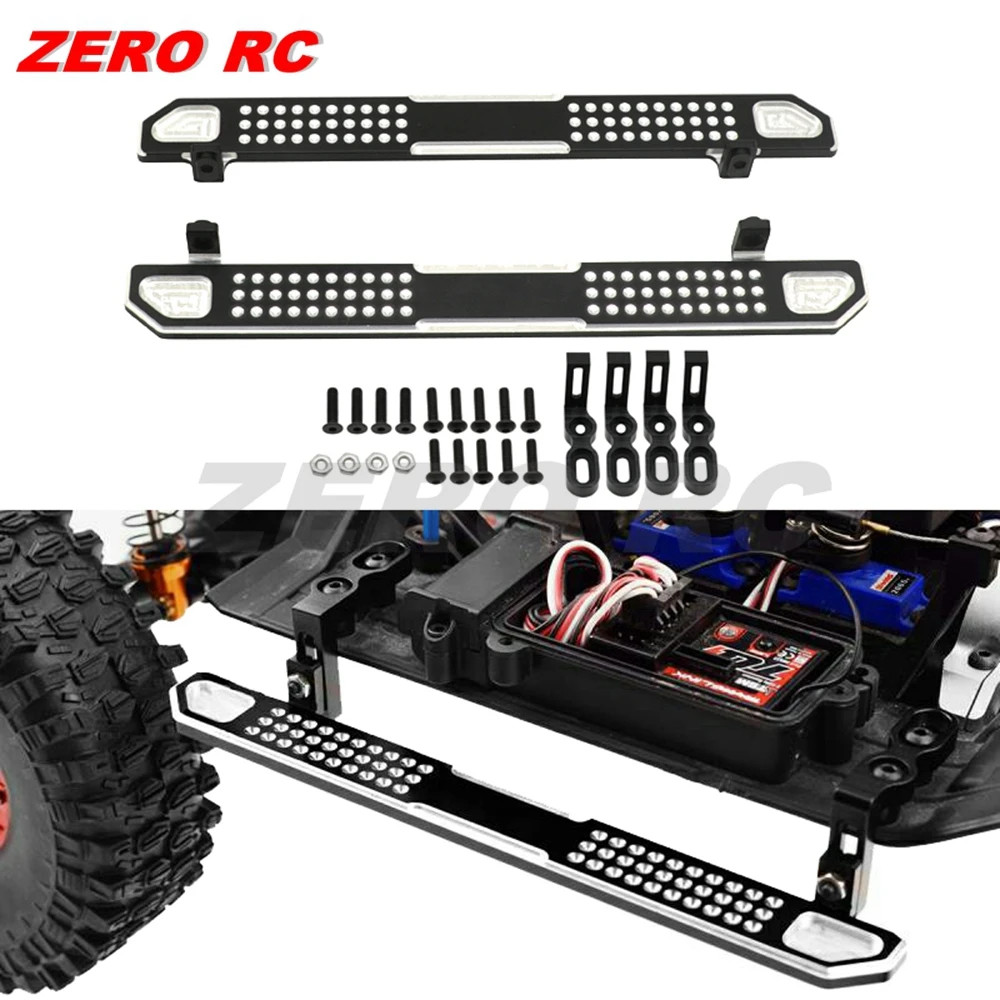 Сплав обработанный боковой шаг пластина набор педаль для 1/10 Rc TRX4 масштаб Трейл