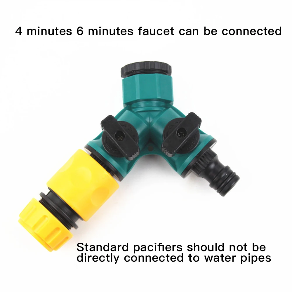 Irrigation Y Connector 2 Way Garden Watering Hose Splitter Splitter Valve Garden Quick Adapter Connector Irrigation Splitter New
Irrigation Y Connector 2 Way Garden Watering Hose Splitter Splitter Valve Garden Quick Adapter Connector Irrigation Splitter New