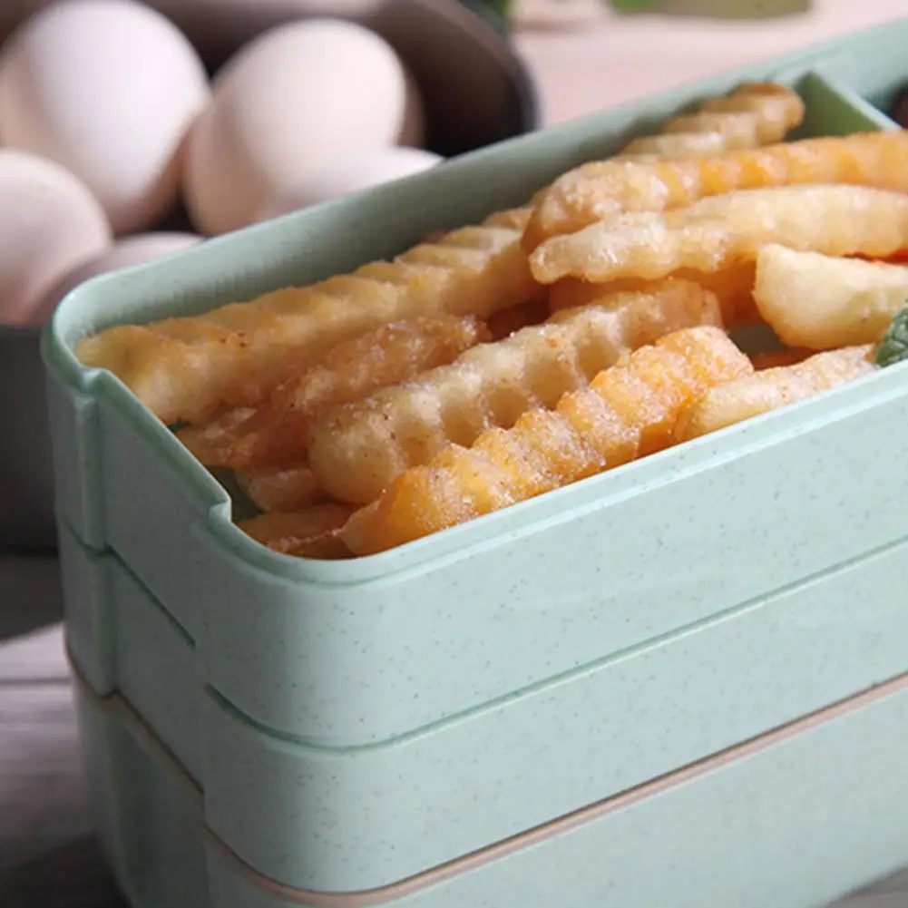 900ml Healthy Material Lunch Box Eco-friendly 3 Layers PP Lunch Container Microwave Dinnerware Food Storage Container Lunchbox
900ml Healthy Material Lunch Box Eco-friendly 3 Layers PP Lunch Container Microwave Dinnerware Food Storage Container Lunchbox