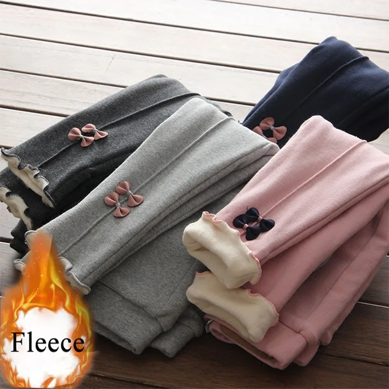 Baby Girls Winter Warm Pants Fleece Thicken Children Trousers Elastic Waist Bow Kids Outdoor Casual Leggings Girl Clothes 6 8 Y
Baby Girls Winter Warm Pants Fleece Thicken Children Trousers Elastic Waist Bow Kids Outdoor Casual Leggings Girl Clothes 6 8 Y