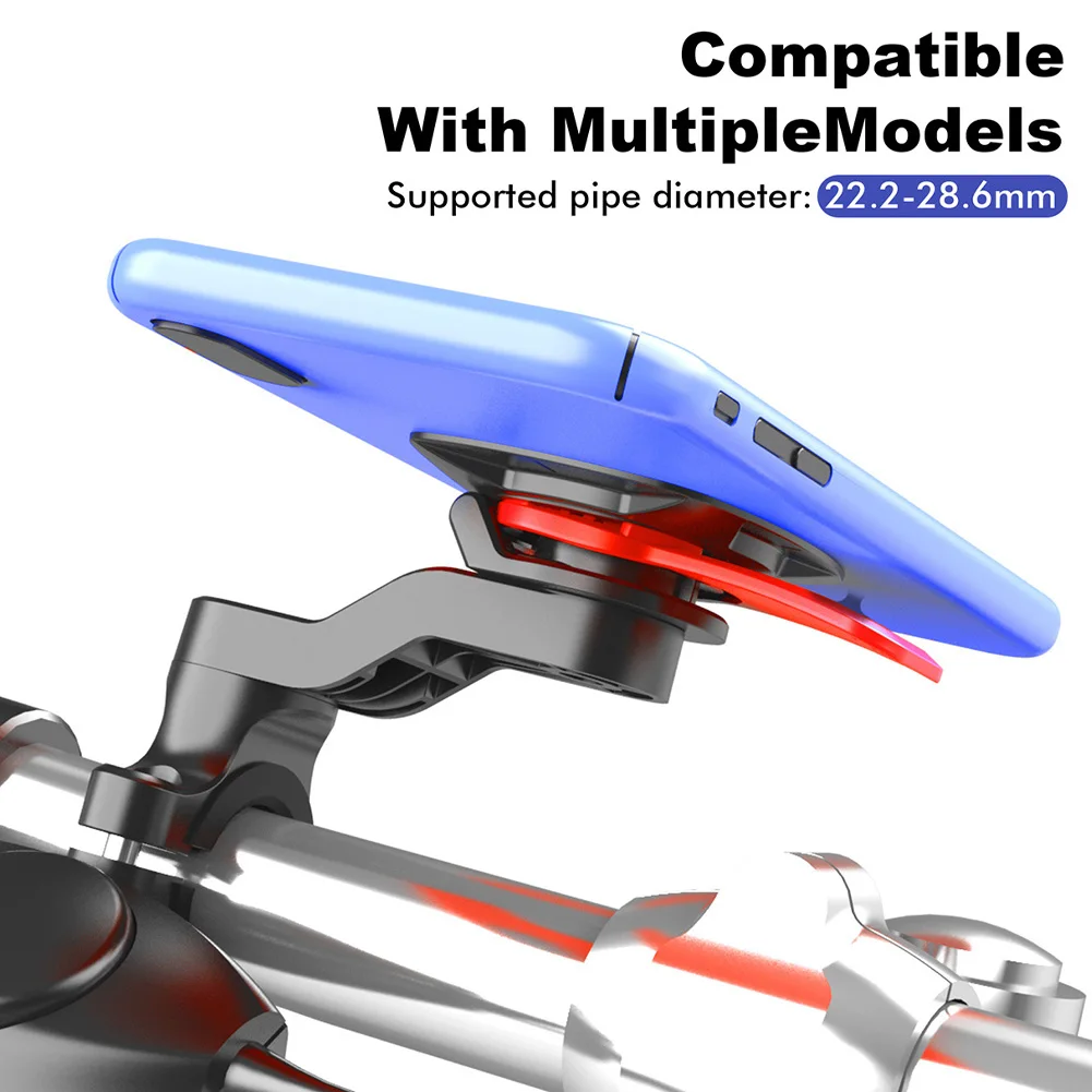 Bicycle Handlebar Phone Holder Quick Mount Back Button MTB Road Bike Aluminum GPS Bracket 360° Rotating for 4.7-7.2inch Phones
Bicycle Handlebar Phone Holder Quick Mount Back Button MTB Road Bike Aluminum GPS Bracket 360° Rotating for 4.7-7.2inch Phones