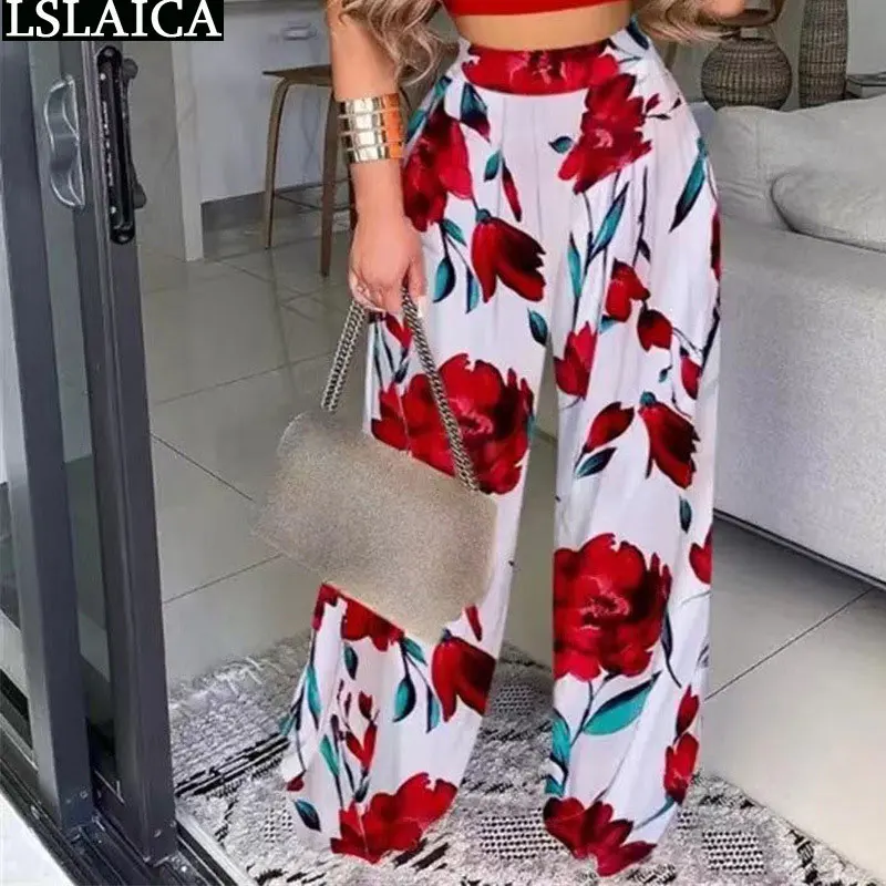 Wholesale Items Wide Pants Printed New Arrival Fashion Elegant Casual Pants Women's Loose Streetwear Hot Sale Female Trousers
Wholesale Items Wide Pants Printed New Arrival Fashion Elegant Casual Pants Women's Loose Streetwear Hot Sale Female Trousers