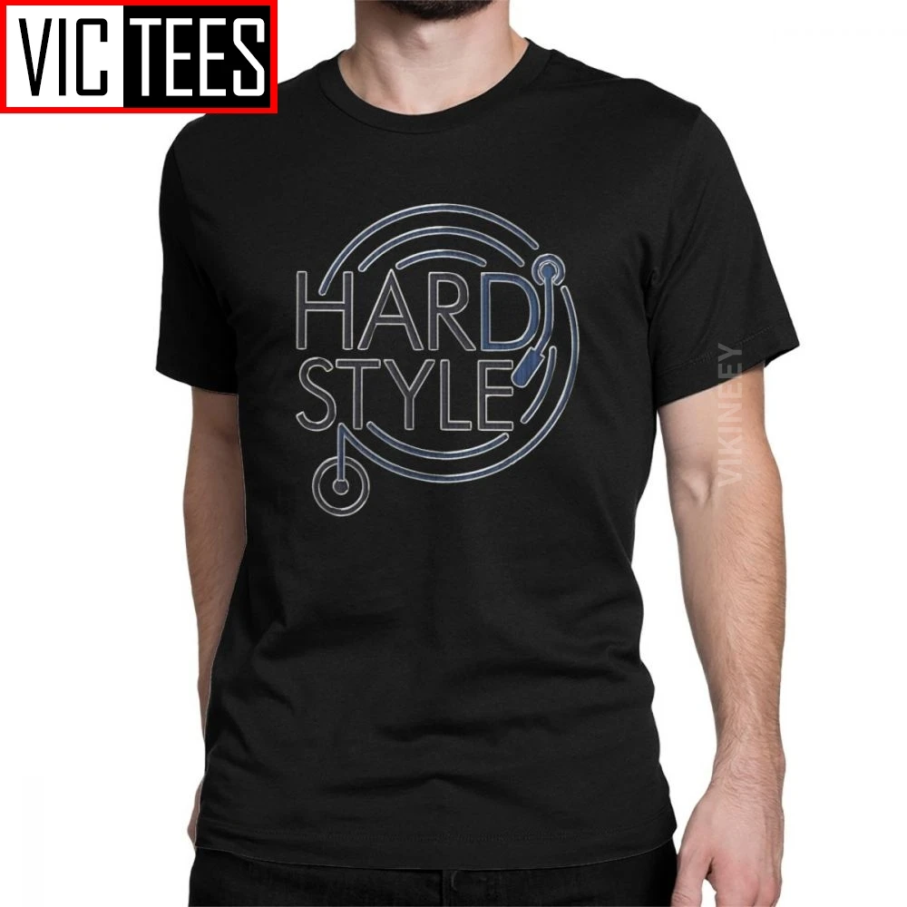 

Men's Hardstyle T Shirt Music Defqon Hardcore Dance DJ Techno Club Party EDM Cotton Wholesale Tshirt