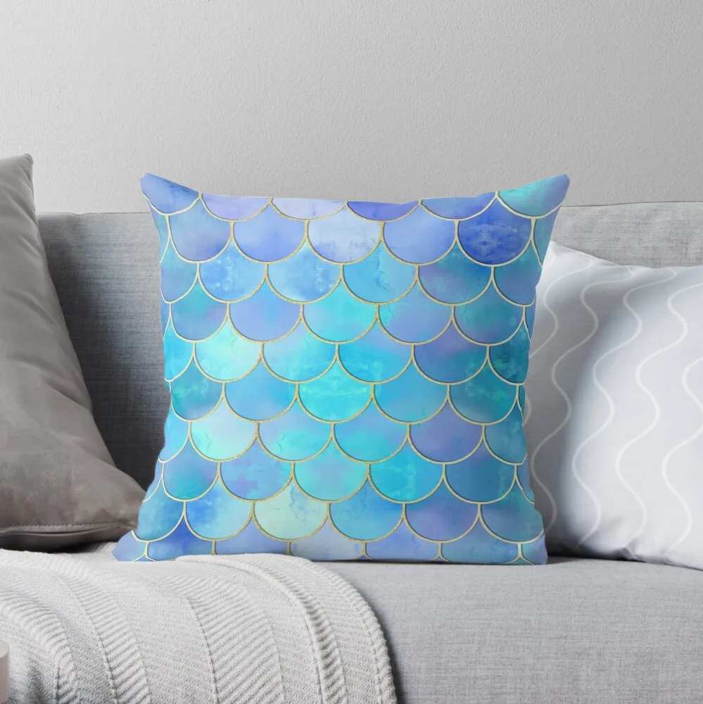 Aqua Pearlescent & Gold Mermaid Scale Pattern Throw Pillow Pillow Case Polyester Home Decora Pillowcases
Aqua Pearlescent & Gold Mermaid Scale Pattern Throw Pillow Pillow Case Polyester Home Decora Pillowcases