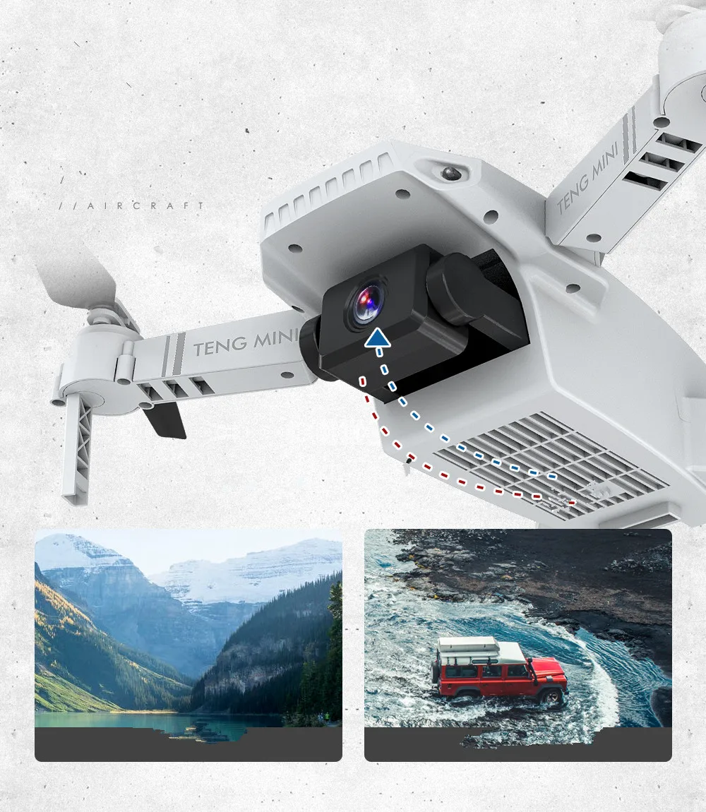 Best 4K HD Camera RC Mini Foldable Drone with Live WIFI FPV Selfie Optical Flow Stable Height Fly Quadcopter RC Helicopter
Best 4K HD Camera RC Mini Foldable Drone with Live WIFI FPV Selfie Optical Flow Stable Height Fly Quadcopter RC Helicopter