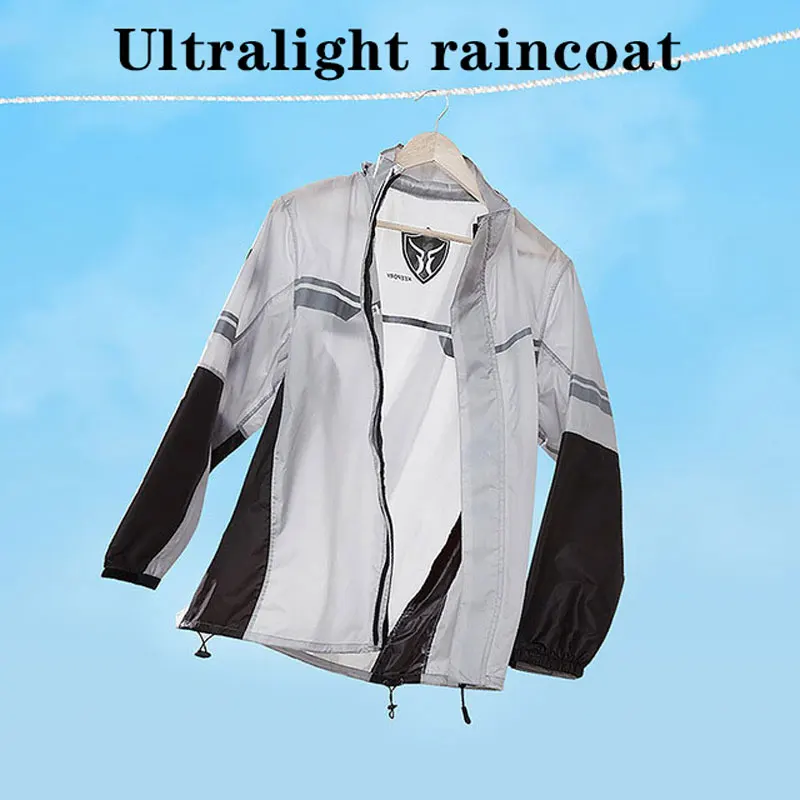 Ultra-Thin Man Riding Raincoat Fashion Motorcycle Raincoat Waterproof Cycling Jacket Reflective Short Wind Cycling Windbreaker
Ultra-Thin Man Riding Raincoat Fashion Motorcycle Raincoat Waterproof Cycling Jacket Reflective Short Wind Cycling Windbreaker