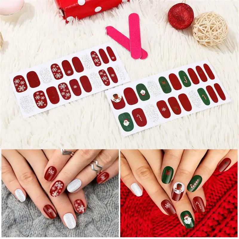 Exquisite Self-adhesive Nail Decals Art Stickers Nail Stickers for Christmas Salon
Exquisite Self-adhesive Nail Decals Art Stickers Nail Stickers for Christmas Salon