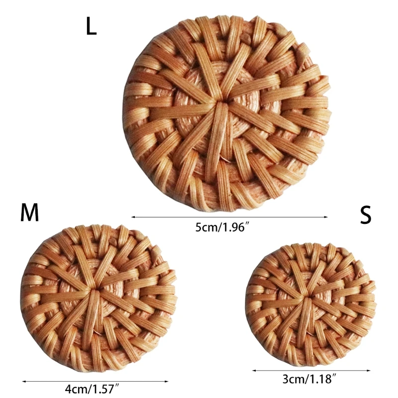 066C 10 Pcs Linking Rings Geometric Round Reed Natural Rattan Woven for Braid Earring
066C 10 Pcs Linking Rings Geometric Round Reed Natural Rattan Woven for Braid Earring