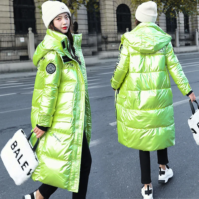 2021 Hooded Ladies Coat Long Parkas Oversize Winter Jacket Women Glossy Winter Thick Down Jacket Women Coat Solid Coat Women
2021 Hooded Ladies Coat Long Parkas Oversize Winter Jacket Women Glossy Winter Thick Down Jacket Women Coat Solid Coat Women