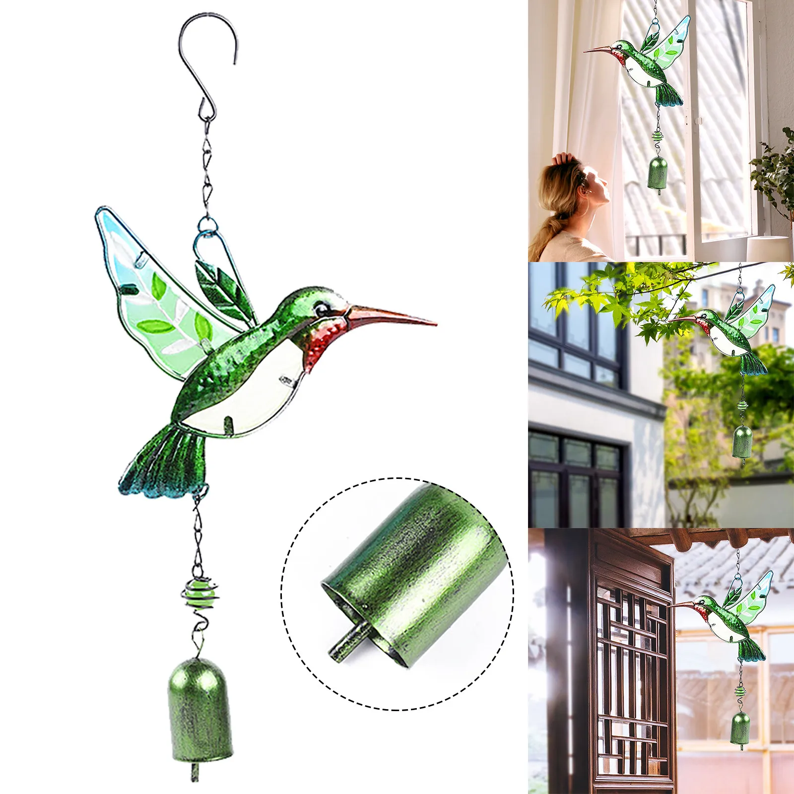 2021 Wind Chimes Aluminum Hanging Ornament Home Outdoor Garden Yard Deco Hummingbird Wind Chime Hangs Pendant for Living room
2021 Wind Chimes Aluminum Hanging Ornament Home Outdoor Garden Yard Deco Hummingbird Wind Chime Hangs Pendant for Living room