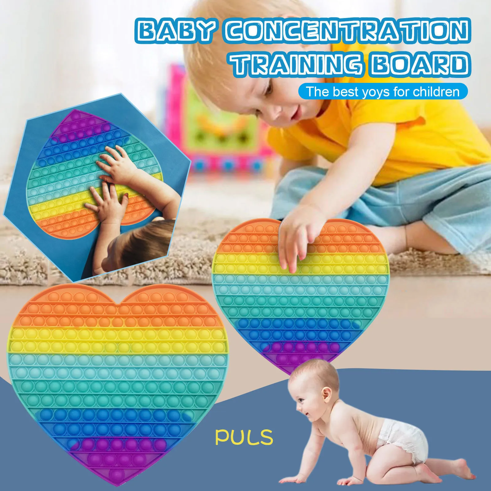 Antistress 300mm Big Size Push Bubble Fidget Sensory Toys Autism Special Needs Squishy Stress Relief Toy for Kids Adult Gift
Antistress 300mm Big Size Push Bubble Fidget Sensory Toys Autism Special Needs Squishy Stress Relief Toy for Kids Adult Gift