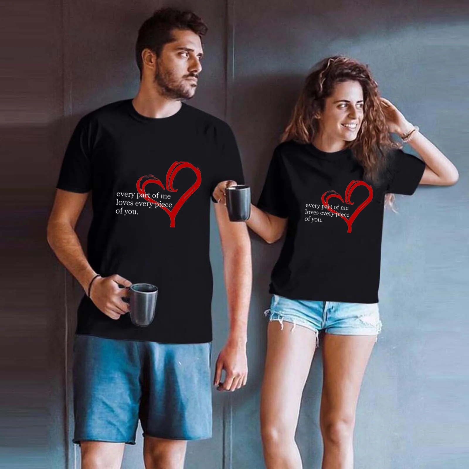 King Queen Couples T Shirt Love Print Couple Tshirt Summer Fashion Woman T-shirt Casual O-Neck Tops Lovers Tee Shirt
King Queen Couples T Shirt Love Print Couple Tshirt Summer Fashion Woman T-shirt Casual O-Neck Tops Lovers Tee Shirt