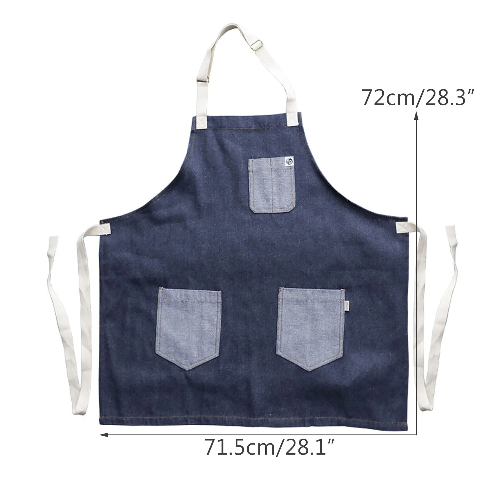 Cotton Denim Apron Florist Uniform Adjustable Blue Apron with Pocket for Women Kitchen Cooking Clothes Restaurant Work Uniform
Cotton Denim Apron Florist Uniform Adjustable Blue Apron with Pocket for Women Kitchen Cooking Clothes Restaurant Work Uniform