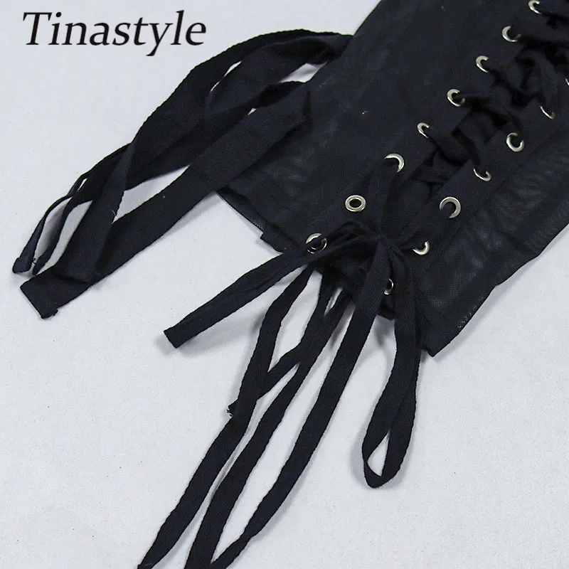 Tinastyle 2020 European and American summer new women's hot style corns sexy mesh high waist lace-up perspective shorts
Tinastyle 2020 European and American summer new women's hot style corns sexy mesh high waist lace-up perspective shorts