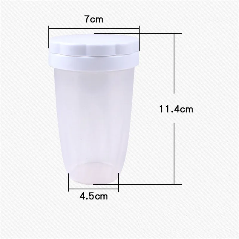Household Plastic Powder Chocolate Shaker Icing Sugar Powder Flour Powder Cocoa DIY Coffee Sifter Shaker With Cover Bakeware
Household Plastic Powder Chocolate Shaker Icing Sugar Powder Flour Powder Cocoa DIY Coffee Sifter Shaker With Cover Bakeware