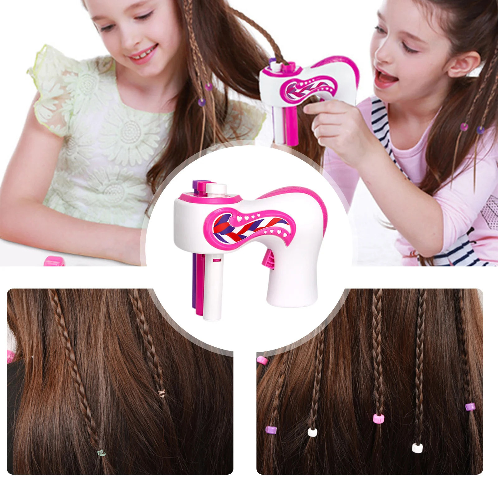 Автоматическая машинка для плетения волос девочек своими руками спиральная