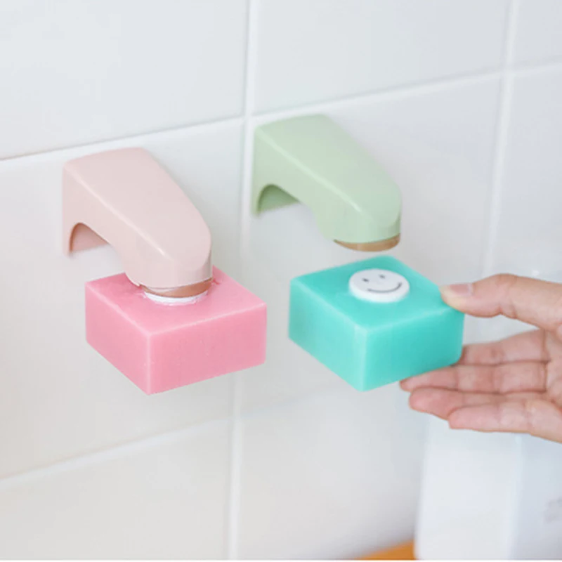 Self-Adhesive Magnetic Soap Holders Wooden Soap Dish with Sticker Soap Shelves Wall Mounted Storage Rack Bathroom Accessories 
Self-Adhesive Magnetic Soap Holders Wooden Soap Dish with Sticker Soap Shelves Wall Mounted Storage Rack Bathroom Accessories