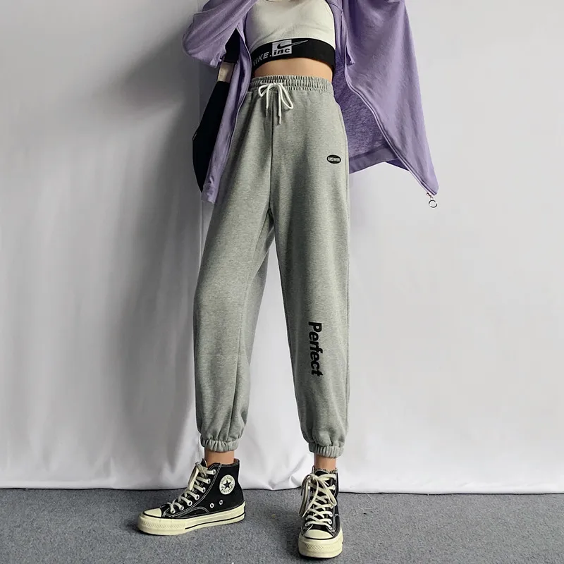 Women Spring Thin Solid Color Ankle-Length and Ankle-Tied Street Jogging Pants Korean Teenagers All-Match Casual Sports Trousers
Women Spring Thin Solid Color Ankle-Length and Ankle-Tied Street Jogging Pants Korean Teenagers All-Match Casual Sports Trousers